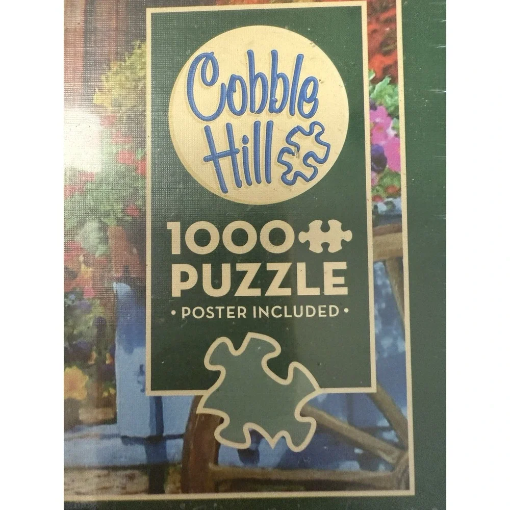 Cobble Hill French Village 1000 Piece Puzzle #80079 (Poster Included) New Sealed
